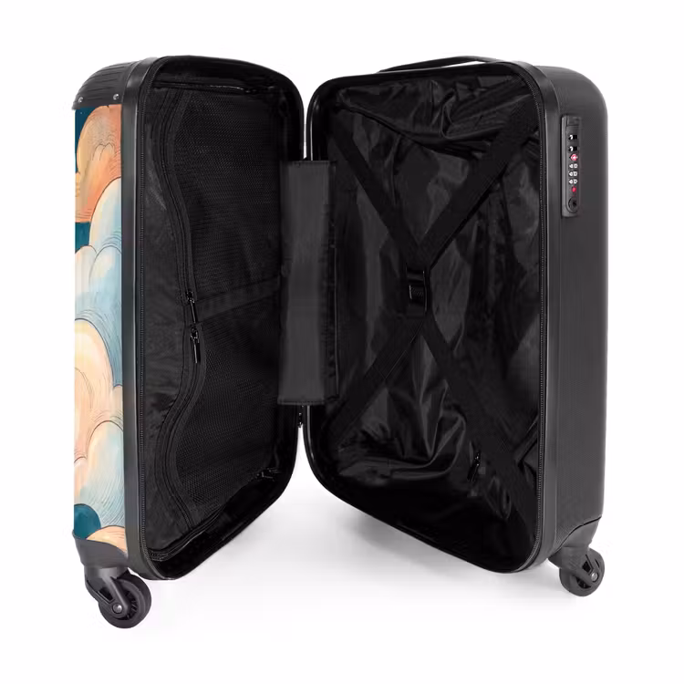 Suitcase - Cloud - Sky - Nature - Illustrative - Orange — 3