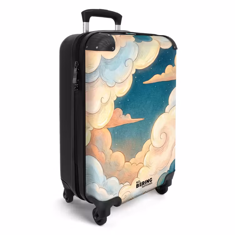 Suitcase - Cloud - Sky - Nature - Illustrative - Orange — 4