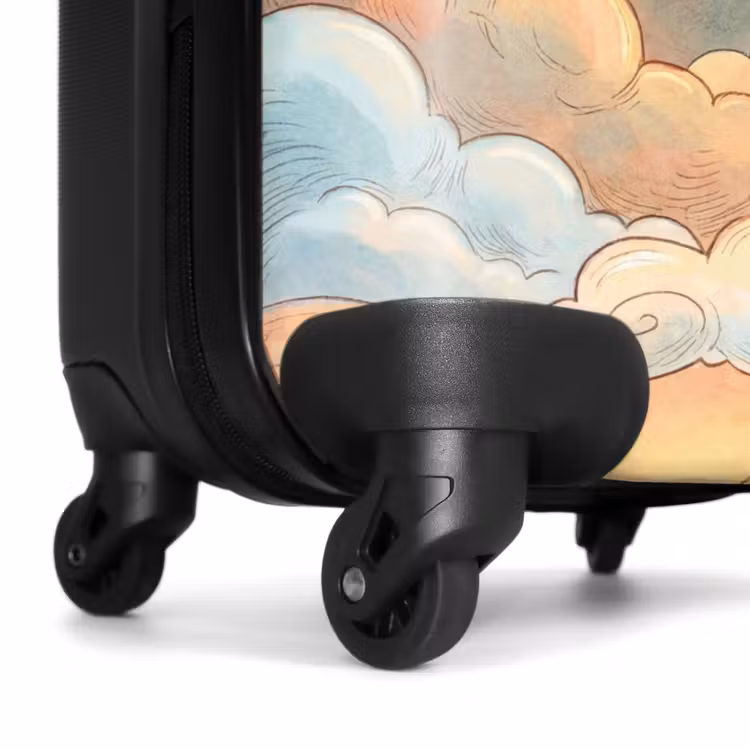 Suitcase - Cloud - Sky - Nature - Illustrative - Orange — 6