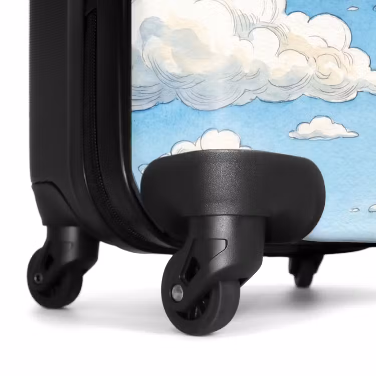 Suitcase - Clouds - Blue Sky - Nature - Modern - White — 6