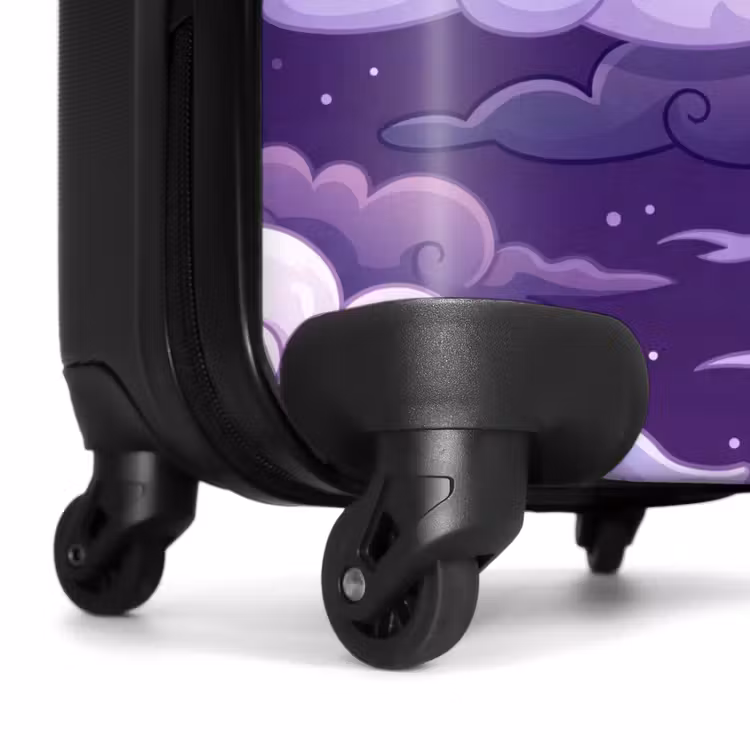Suitcase - Clouds - Night - Nature - Abstract - Purple — 6