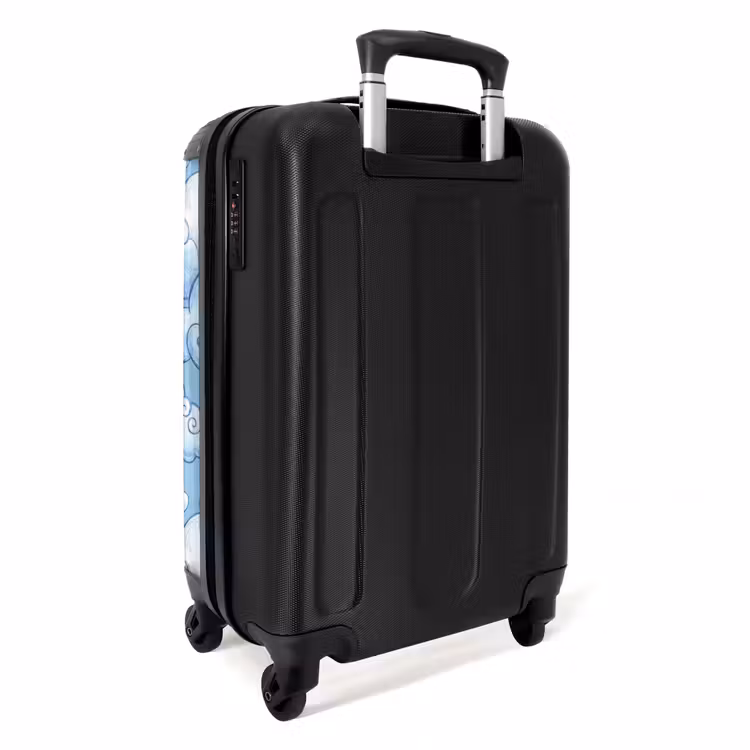 Suitcase - Clouds - Pattern - Sky - Illustration - White — 2