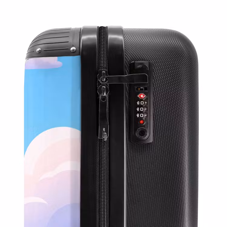 Suitcase - Clouds - Pink - Blue - Nature - Modern — 5