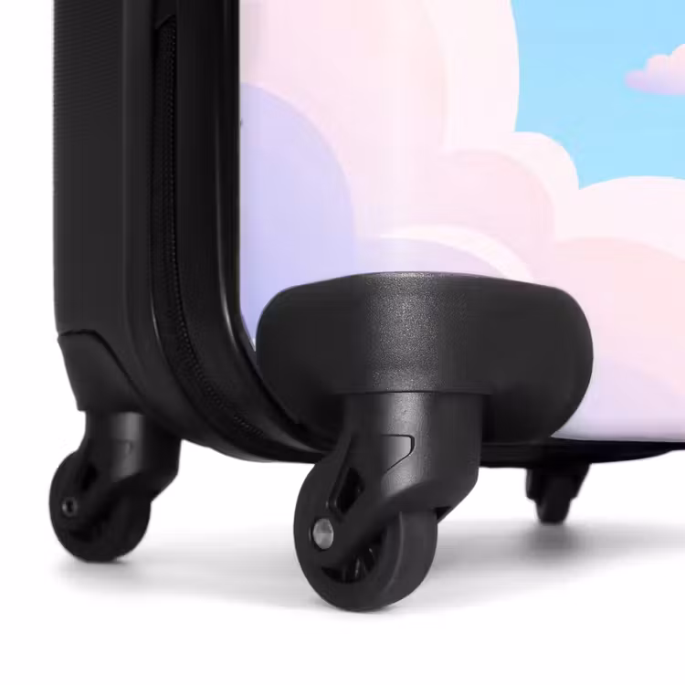 Suitcase - Clouds - Pink - Blue - Nature - Modern — 6