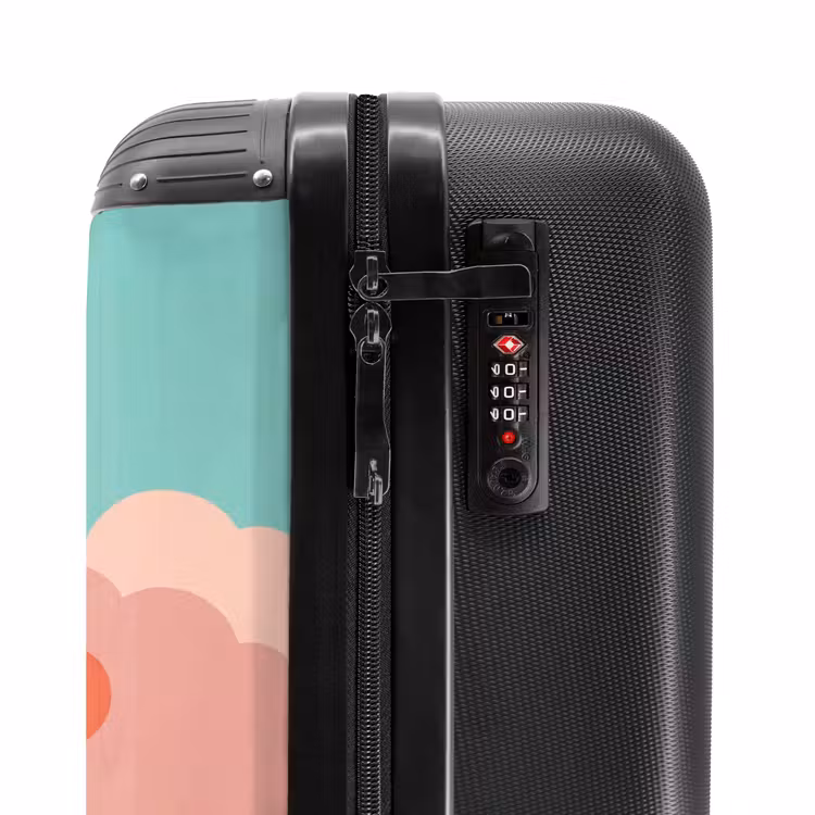 Suitcase - Clouds - Pink - Nature - Modern - Pastel — 5