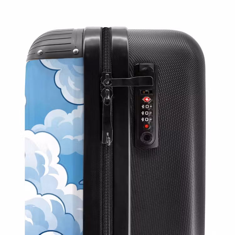 Suitcase - Clouds - Sky - Abstract - White — 5