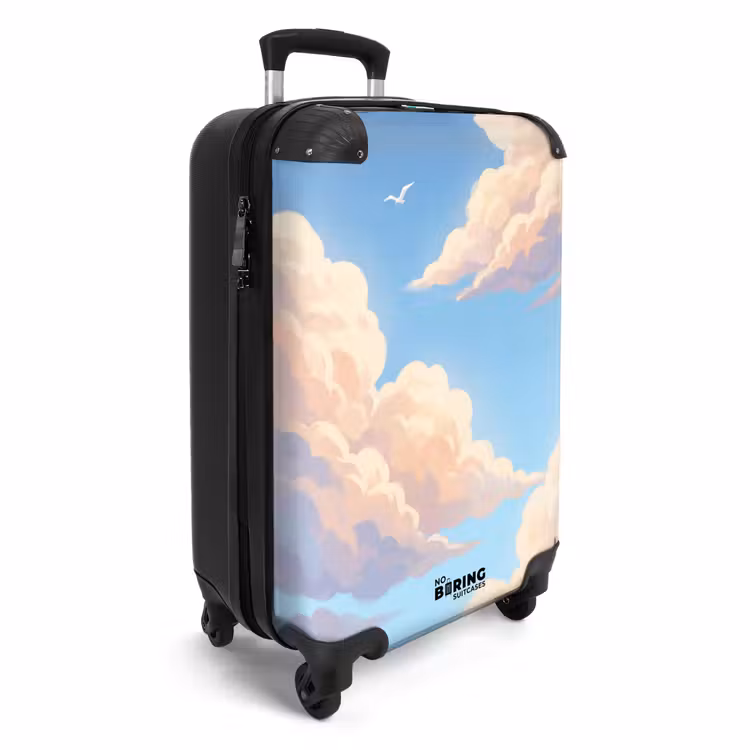 Suitcase - Clouds - Sky - Nature - Pastel - Pink — 4