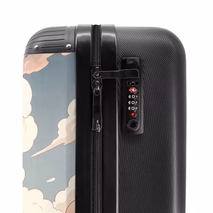 Suitcase - Clouds - Sky - Nature - Pastel - Pink — 5