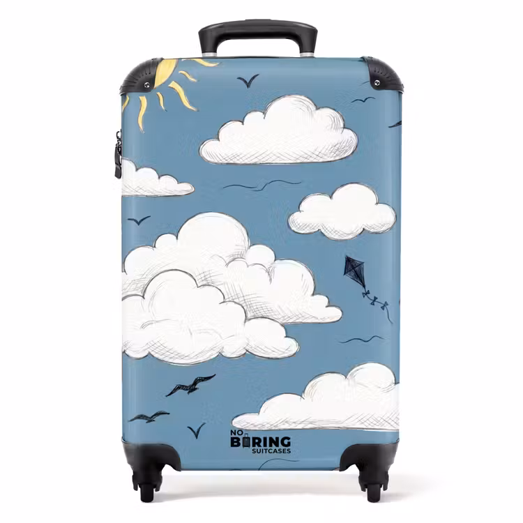 Suitcase - Sky - Sun - Clouds - Nature - Blue — 1