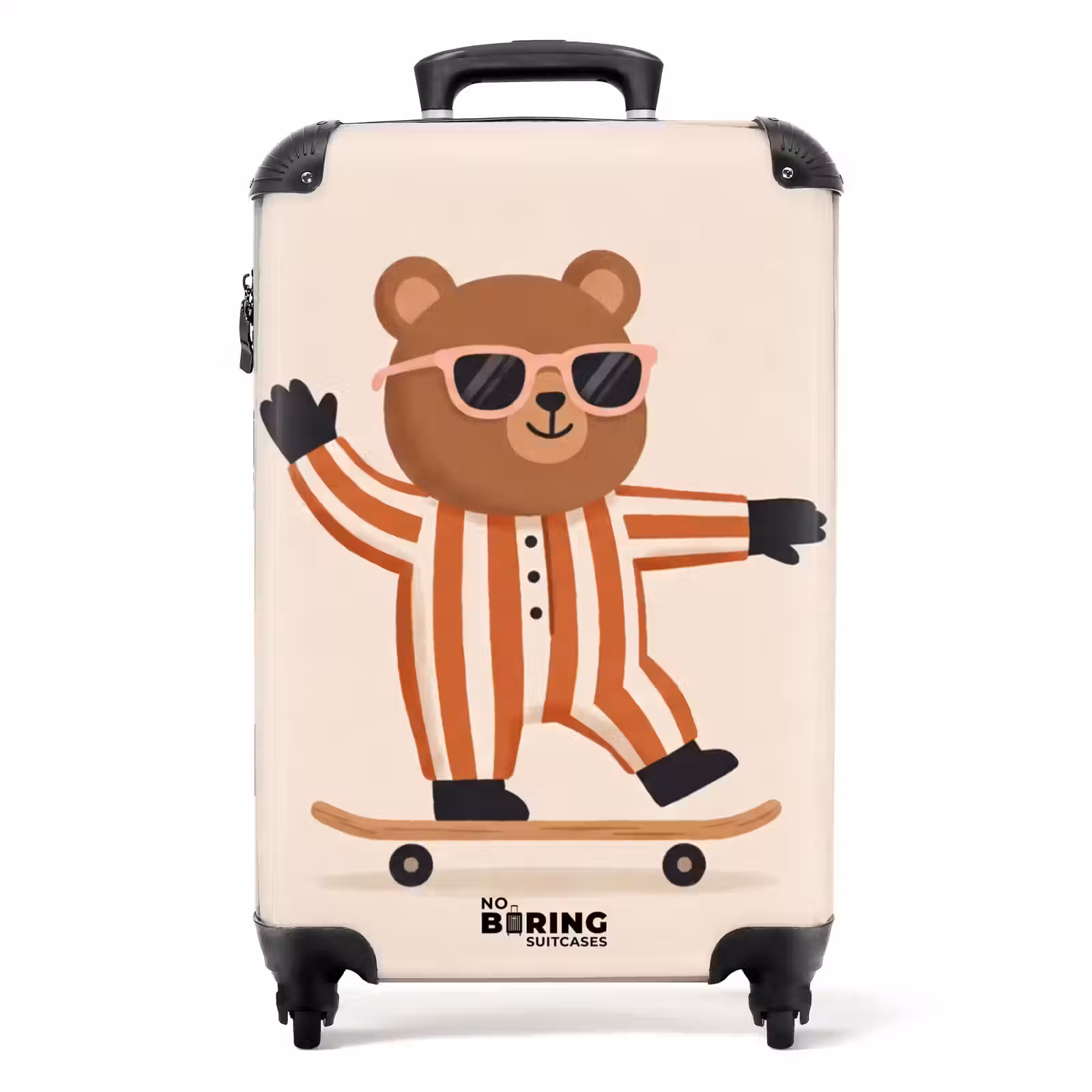 Suitcase - Animals - Skateboard - Game - Cartoon - Pink — 1