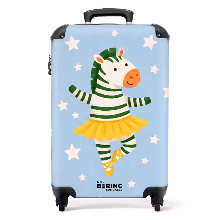Suitcase - Animals - Dance - Illustration - Children's Room - Stars — 1