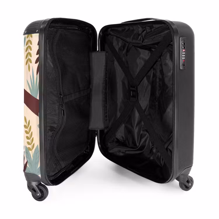 Suitcase - Animals - Mother - Baby - Nature - Green — 5