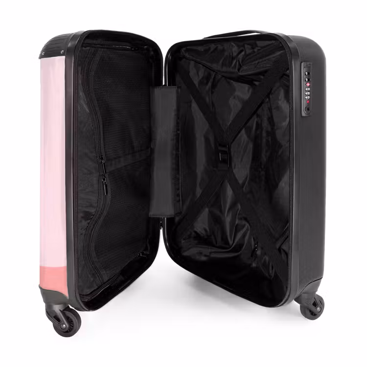 Suitcase - Animals - Skateboarding - Illustration - Playful - Pink — 5