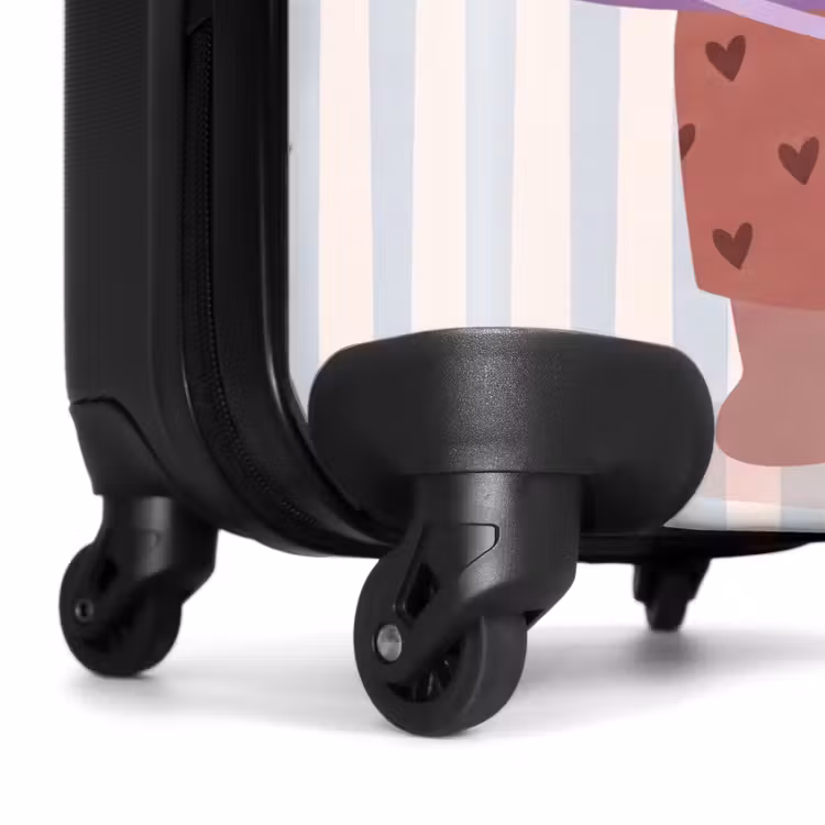 Suitcase - Bear - Hoop - Children's Room - Illustration - Brown — 7