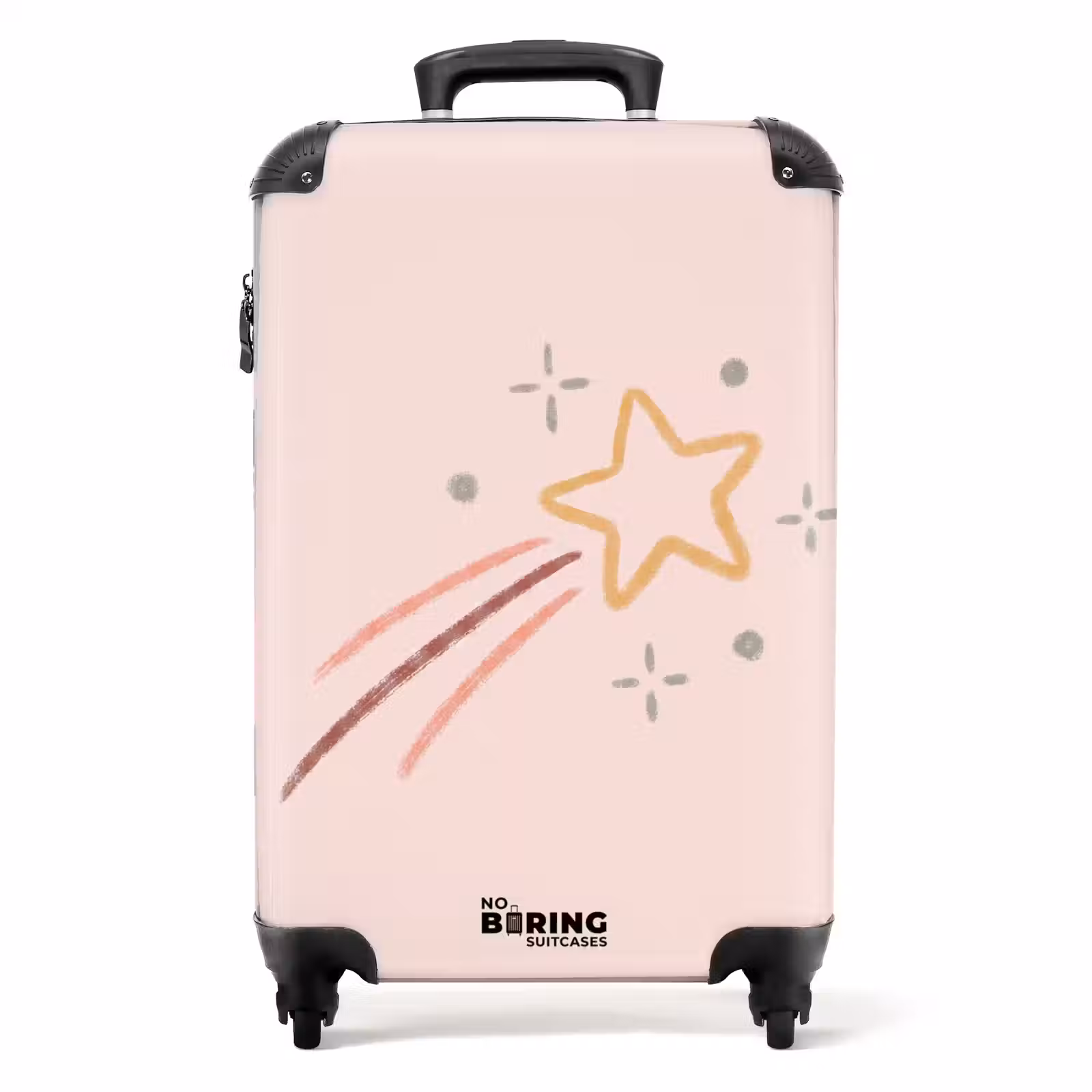 Suitcase - Star - Falling - Illustration - Pastel — 1