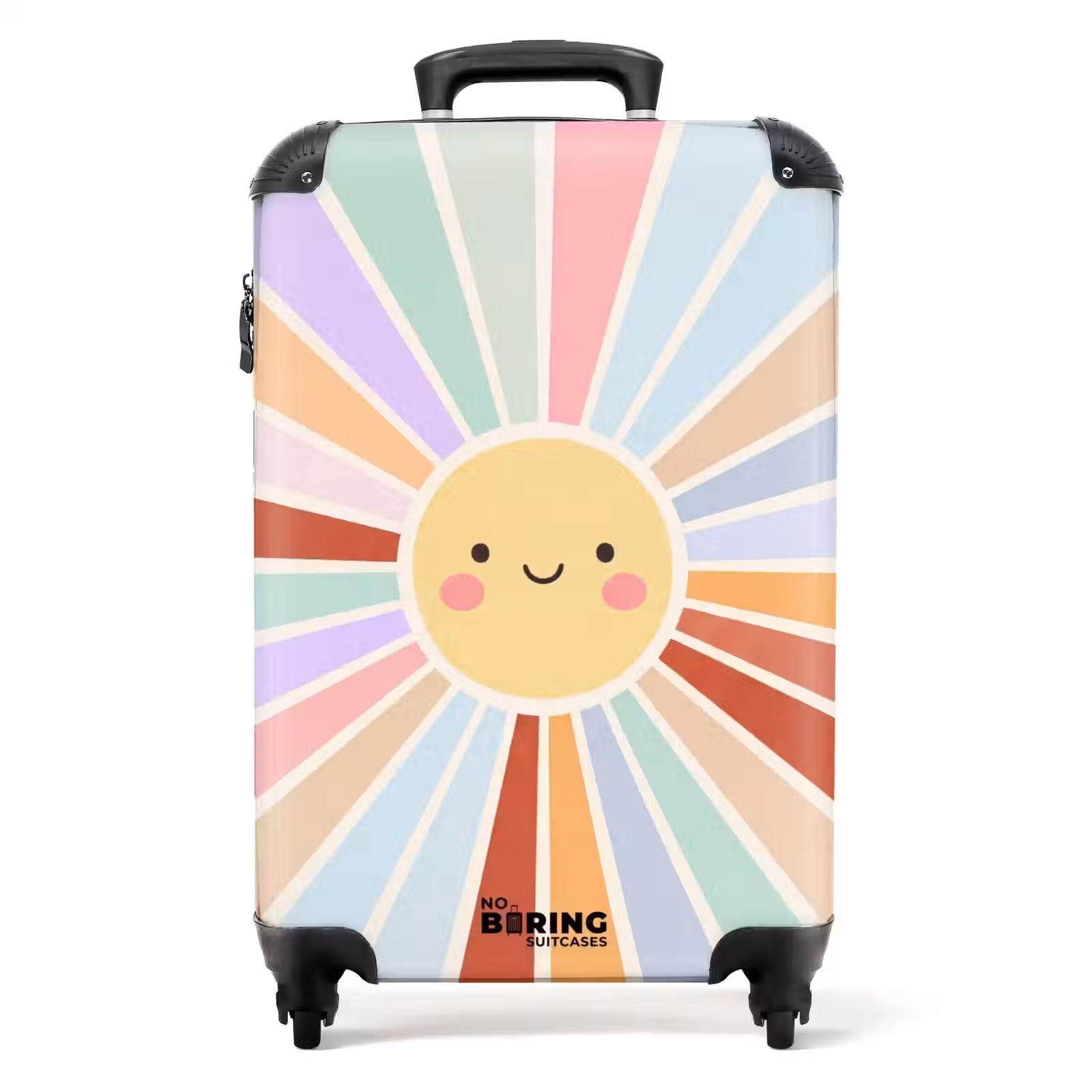 Suitcase - Sun - Rays - Cheerful - Colorful - Abstract — 1
