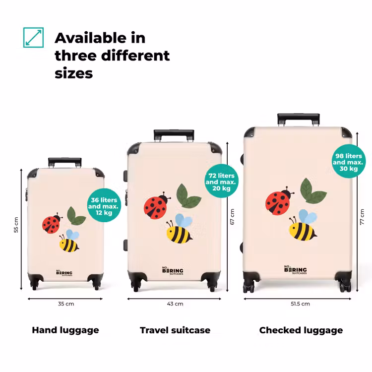 Suitcase - Insect - Leaf - Nature - Playful - Illustration — 3