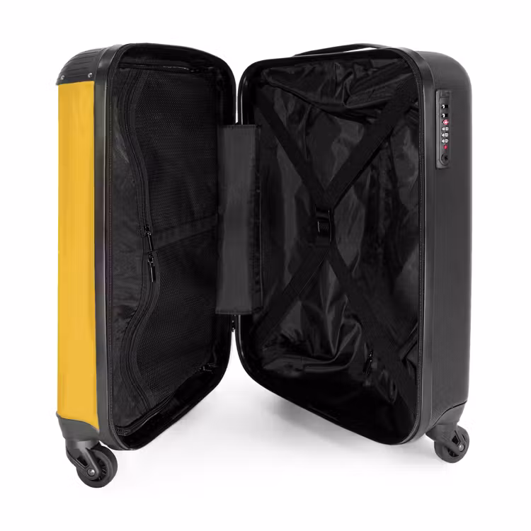 Suitcase - Sun - Face - Summer - Illustration - Yellow — 5