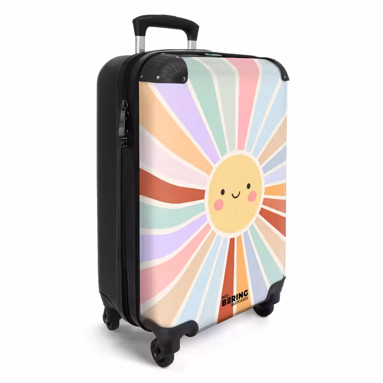 Suitcase - Sun - Rays - Cheerful - Colorful - Abstract — 2