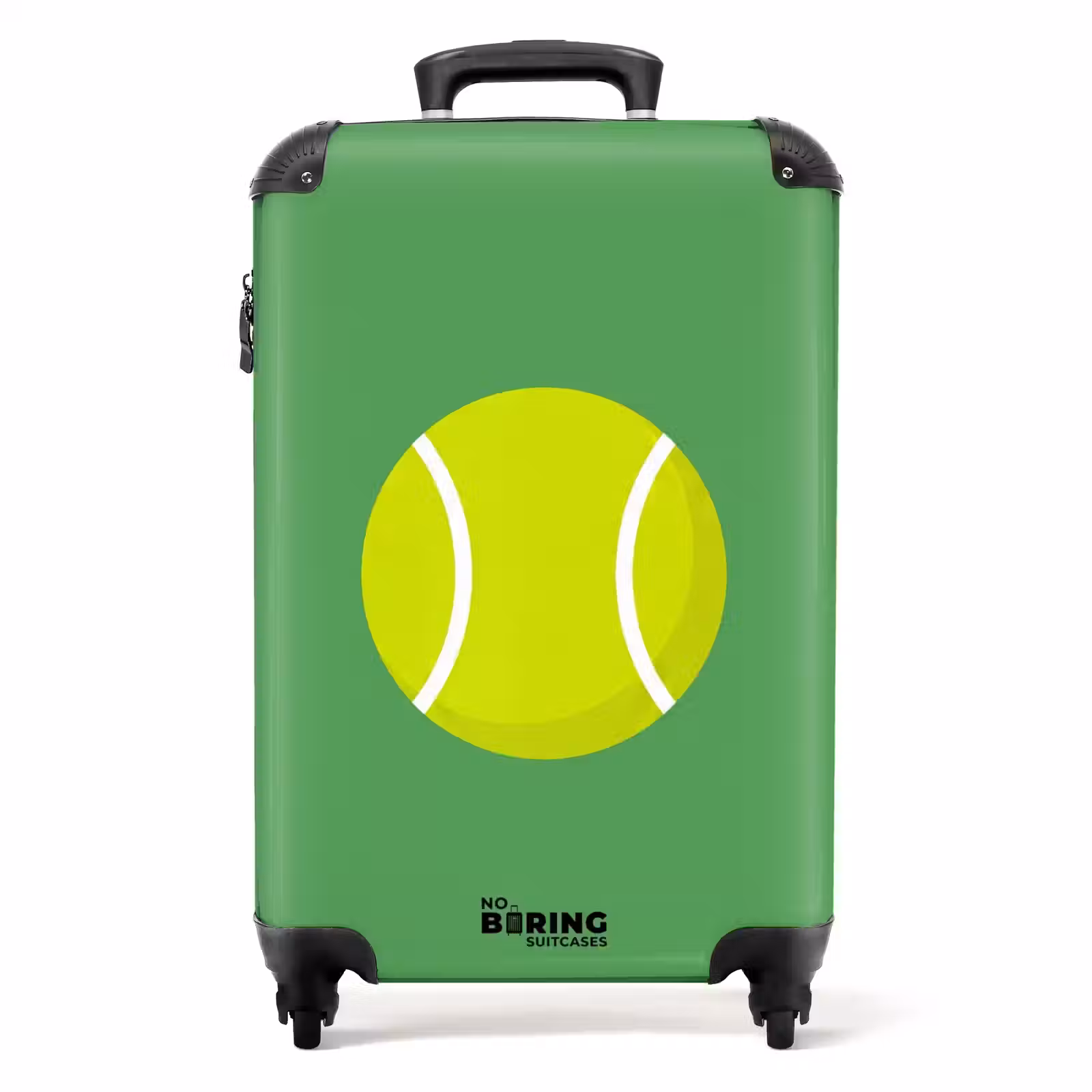 Suitcase - Ball - Yellow - Sports - Green - Illustration — 1