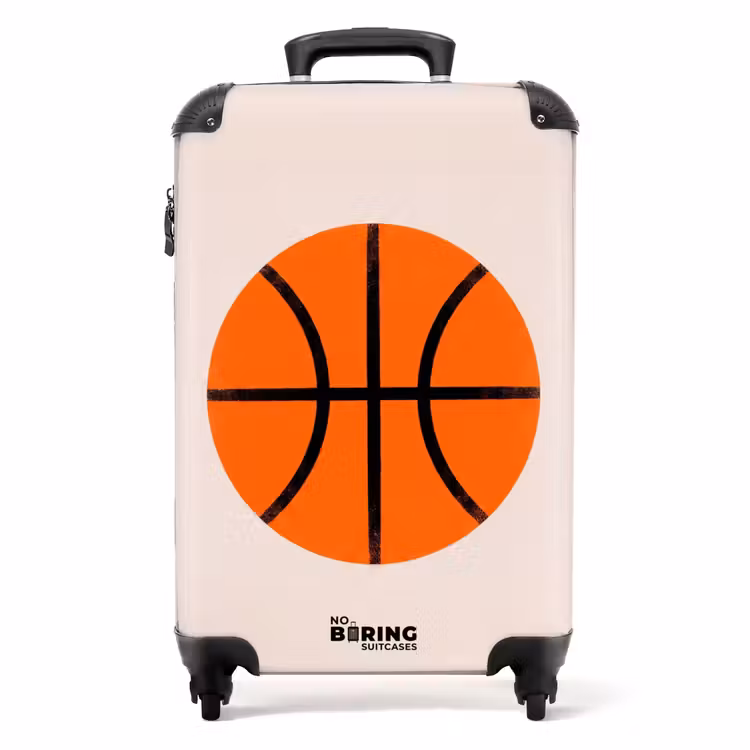 Suitcase - Basketball - Ball - Sports - Illustration - Orange — 1