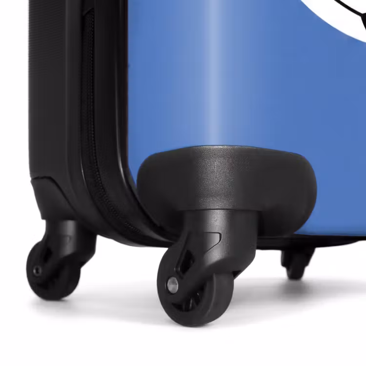 Suitcase - Soccer - Black and White - Sports - Illustration - Blue — 7