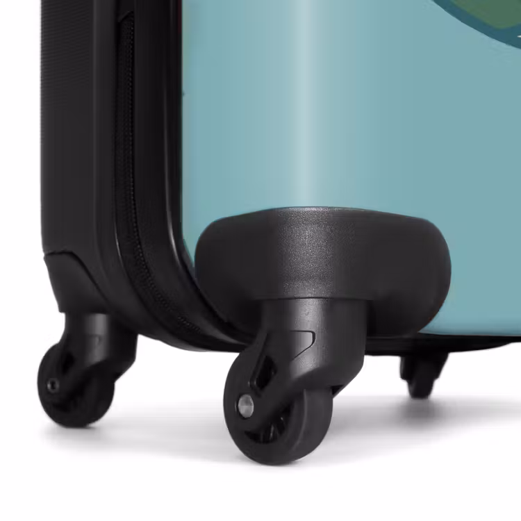 Suitcase - Soccer - Geometric - Sports - Illustration - Blue-green — 7