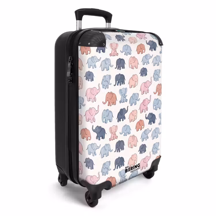 Suitcase - Animals - Pattern - Kids' Room - Pastel - Playful — 2