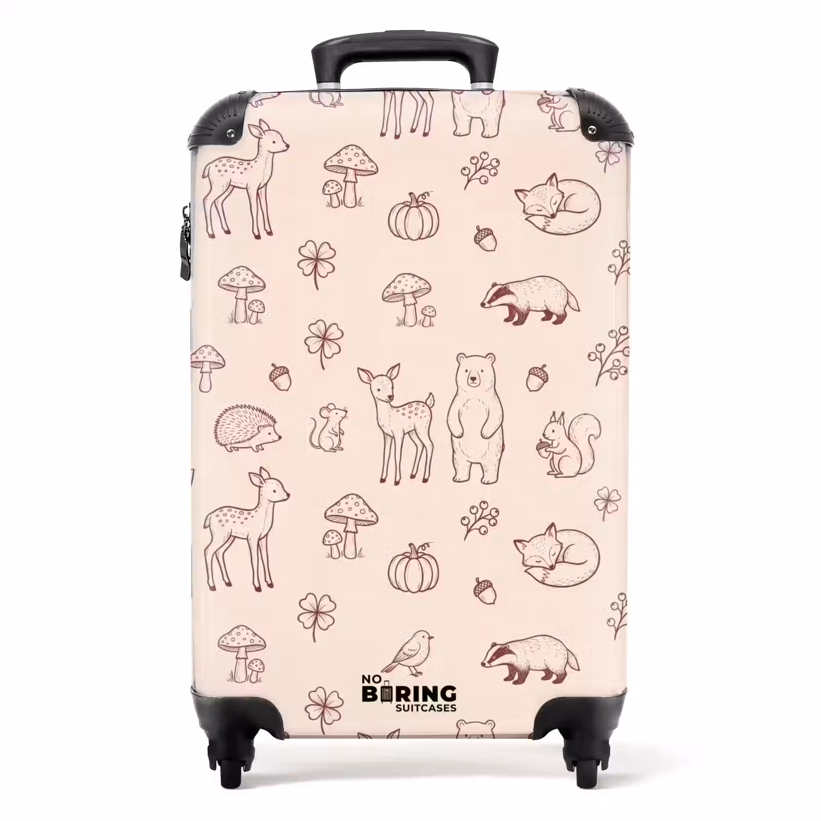 Suitcase - Animals - Forest - Nature - Sketch - Pattern — 1