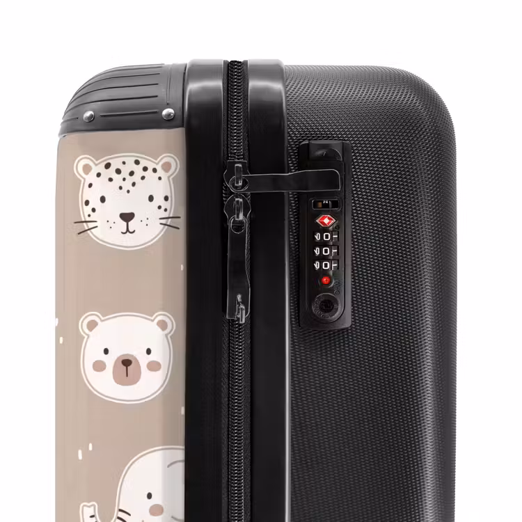 Suitcase - Animals - Pattern - Illustration - Modern - Beige — 6