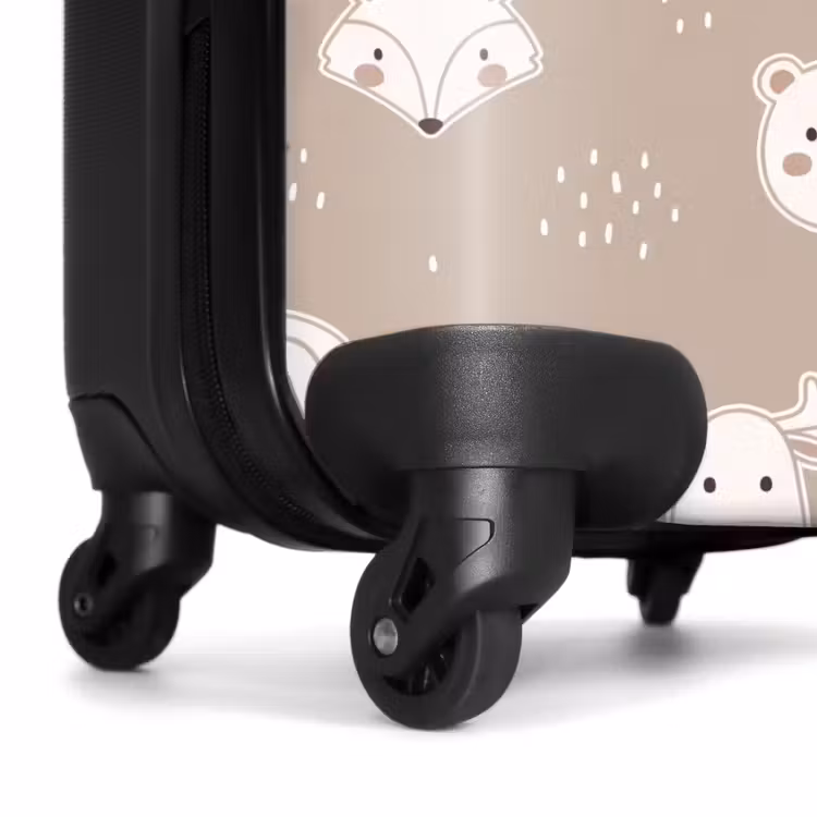 Suitcase - Animals - Pattern - Illustration - Modern - Beige — 7