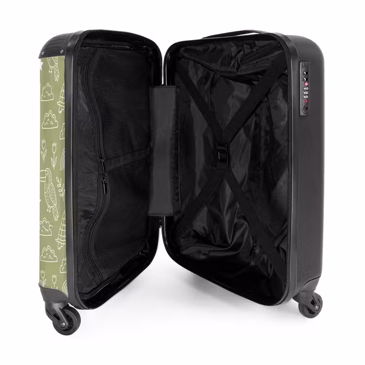 Suitcase - Animals - Pattern - Illustration - Nature - Green — 5