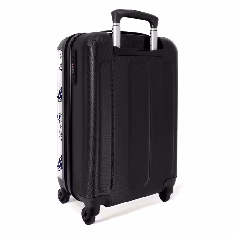 Suitcase - Animals - Pattern - Kids' Room - Graphic - White - Blue — 4