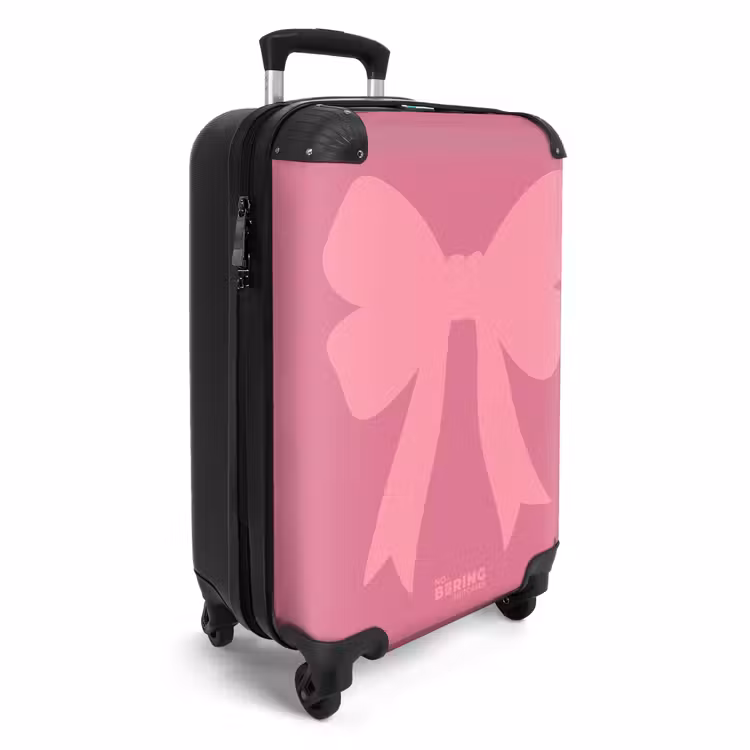 Suitcase - Bow - Pink - Classic — 4