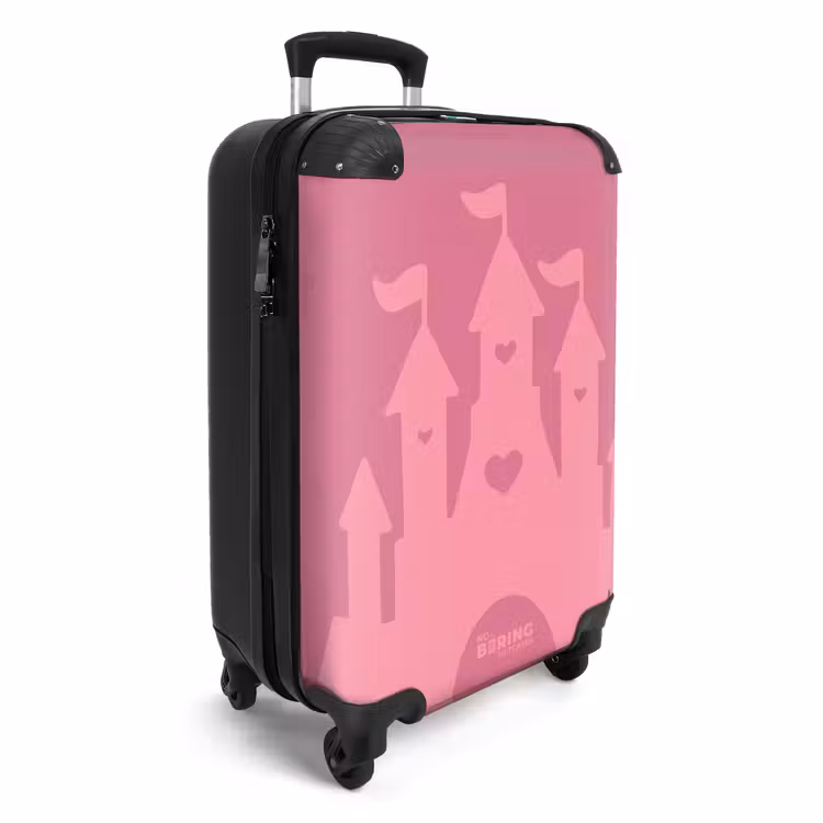 Suitcase - Castle - Pink - Hearts — 4