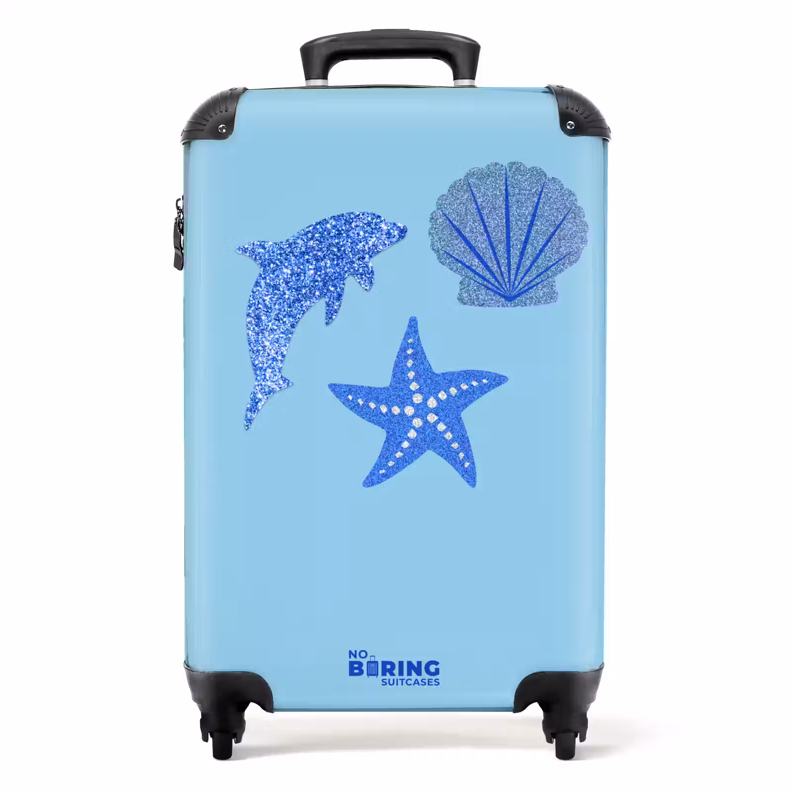 Suitcase - Blue - Dolphin - Shell — 1