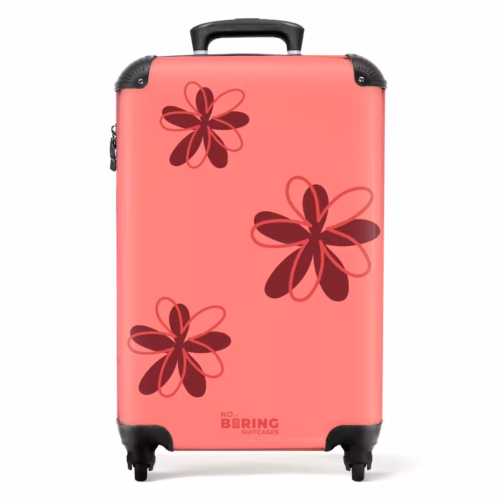 Suitcase - Flowers - Pink - Pattern — 1