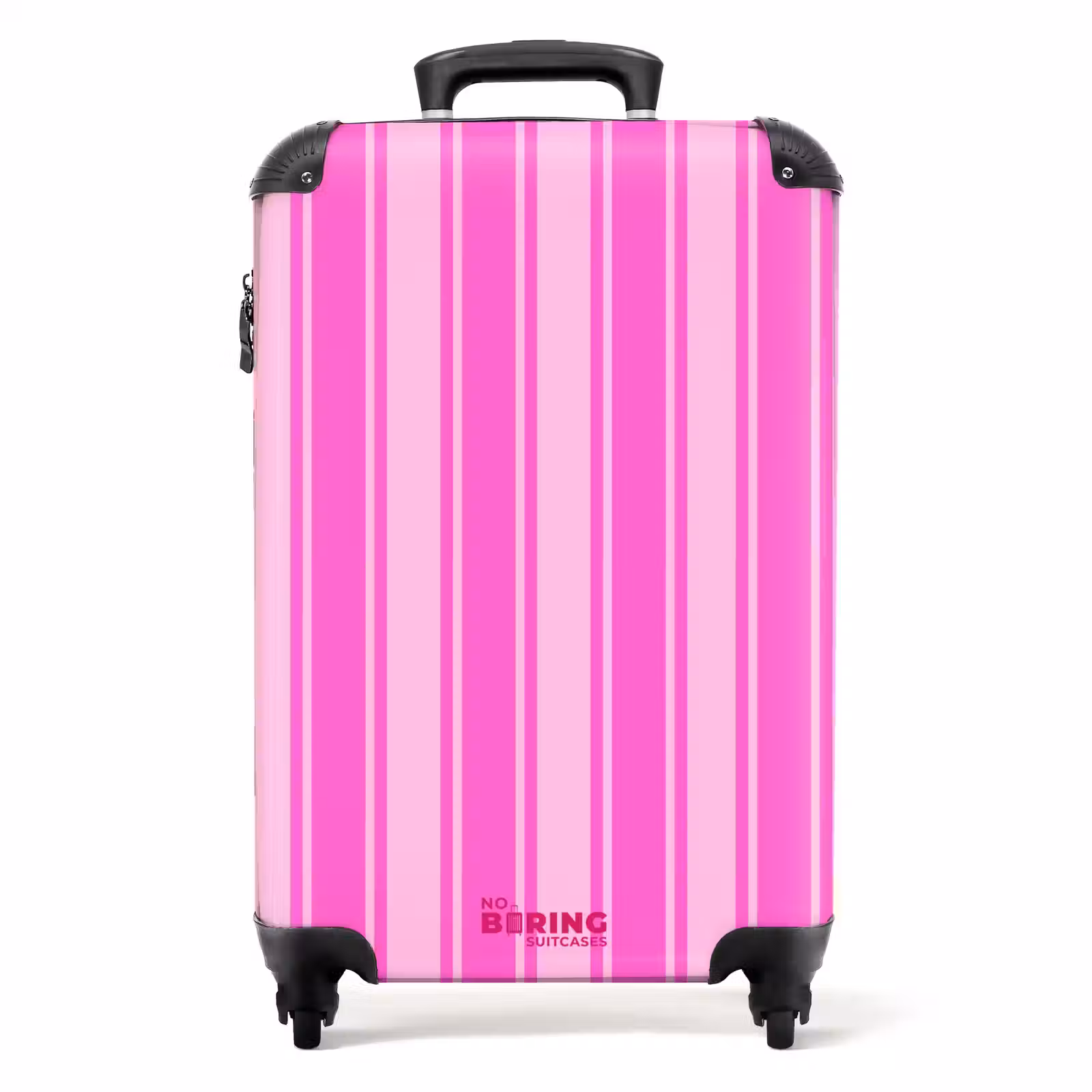 Suitcase - Vertical Stripes - Pink - Pattern — 1