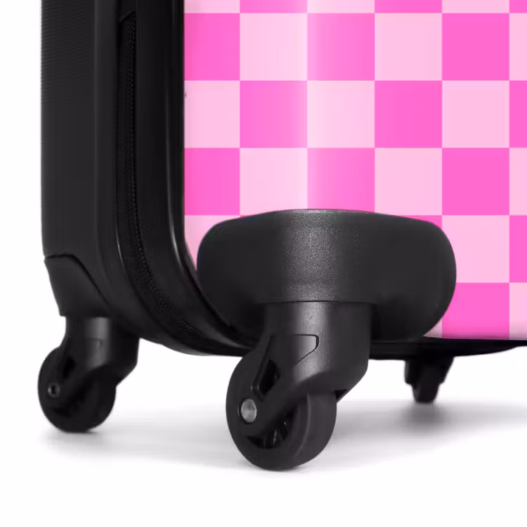 Suitcase - Chessboard Pattern - Pink - Pattern — 6