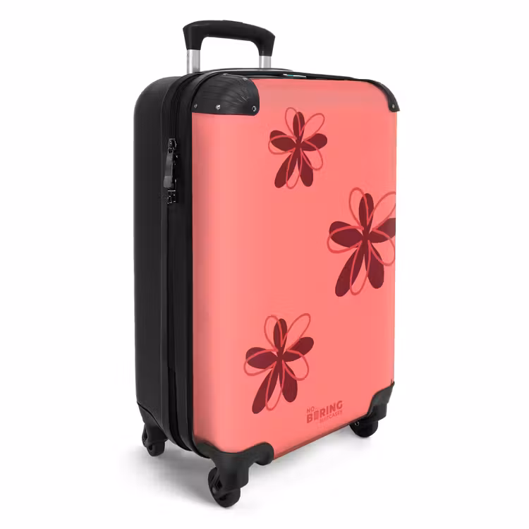 Suitcase - Flowers - Pink - Pattern — 4