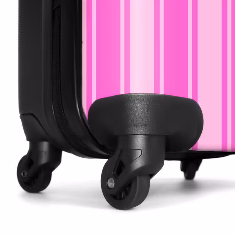 Suitcase - Vertical Stripes - Pink - Pattern — 6