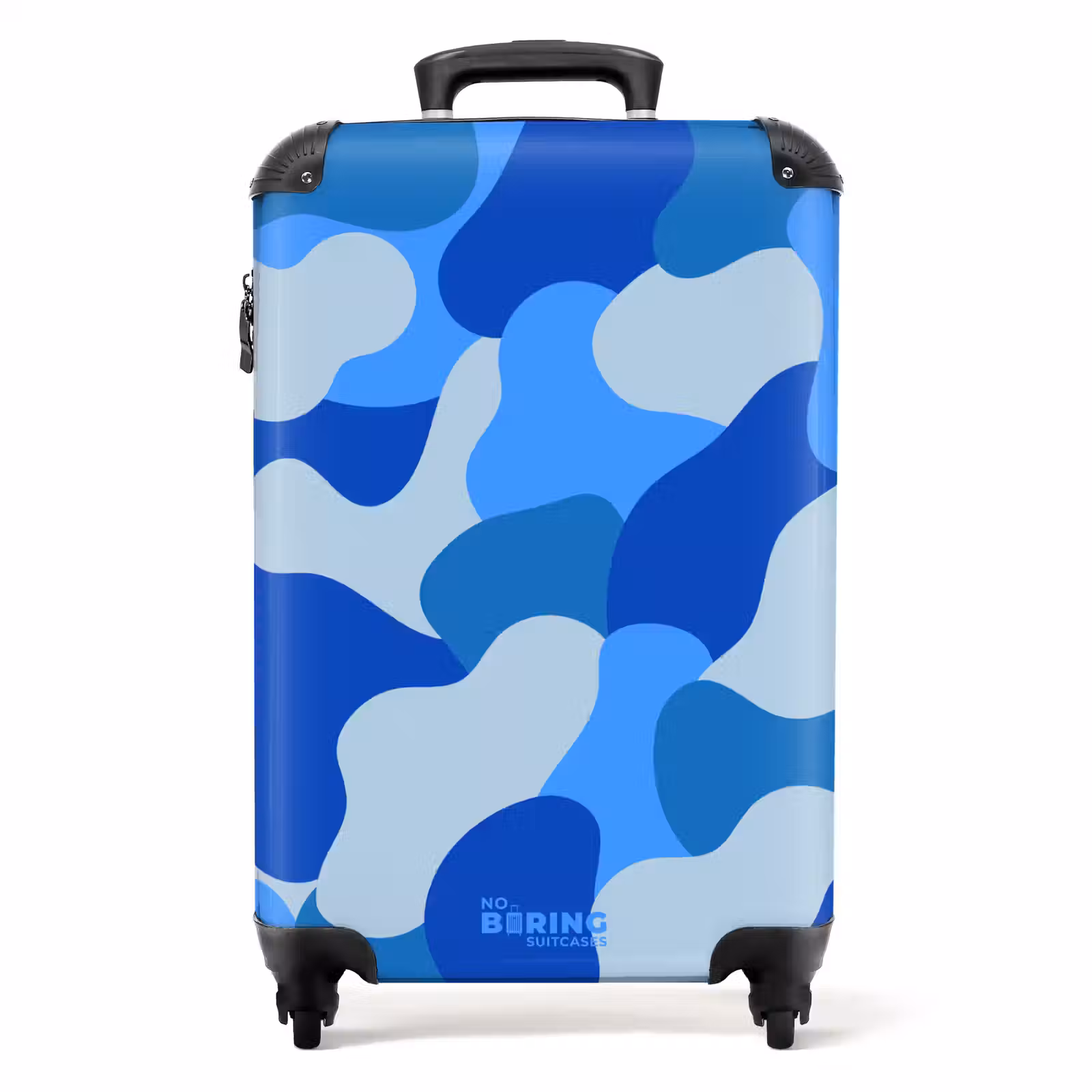Suitcase - Camouflage - Blue - Pattern — 1
