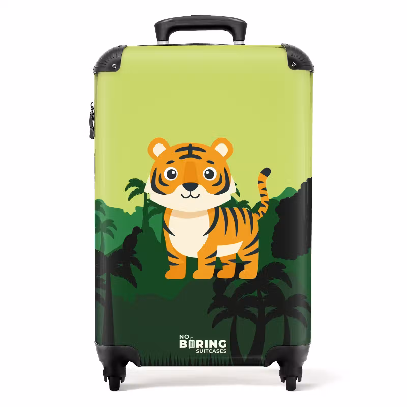 Suitcase - Tiger - Jungle - Green — 1