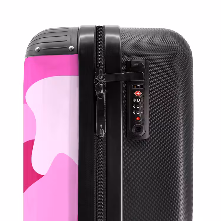 Suitcase - Camouflage - Pink - Pattern — 6