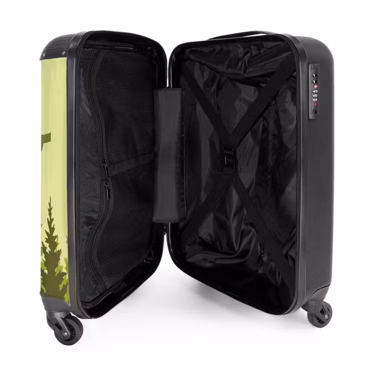 Suitcase - Monkey - Jungle - Green — 5