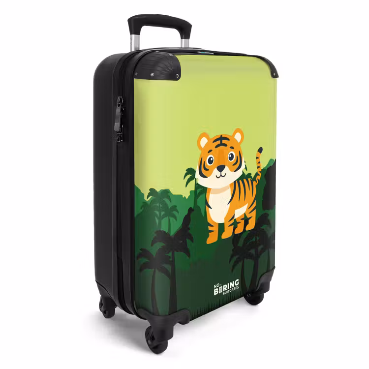 Suitcase - Tiger - Jungle - Green — 2