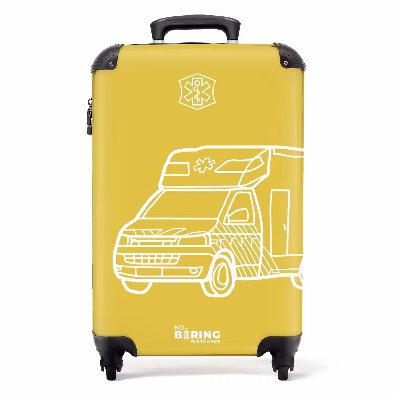 Suitcase - Ambulance - Yellow - White — 1
