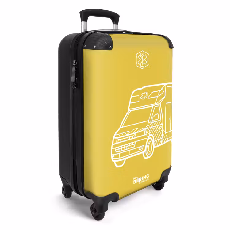 Suitcase - Ambulance - Yellow - White — 4