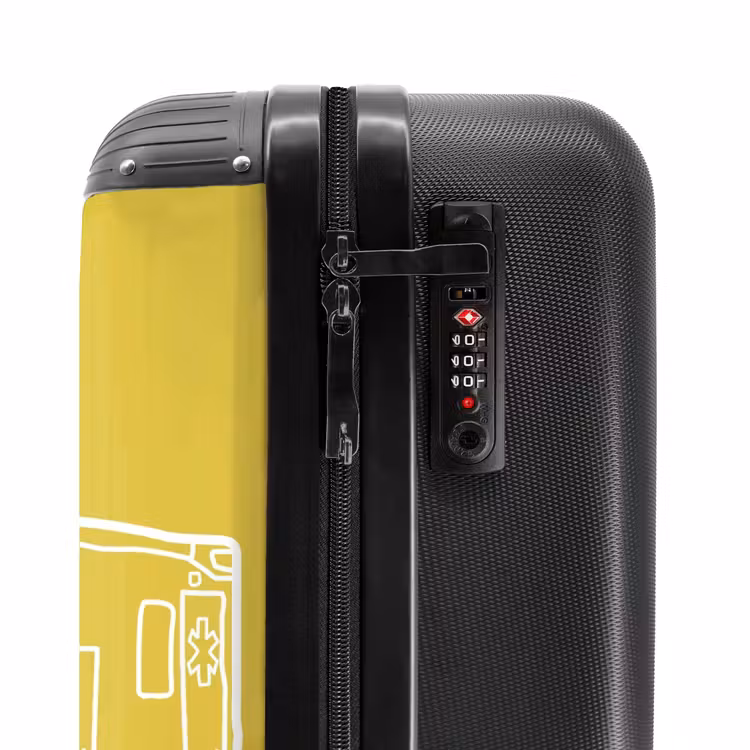 Suitcase - Ambulance - Yellow - White — 5