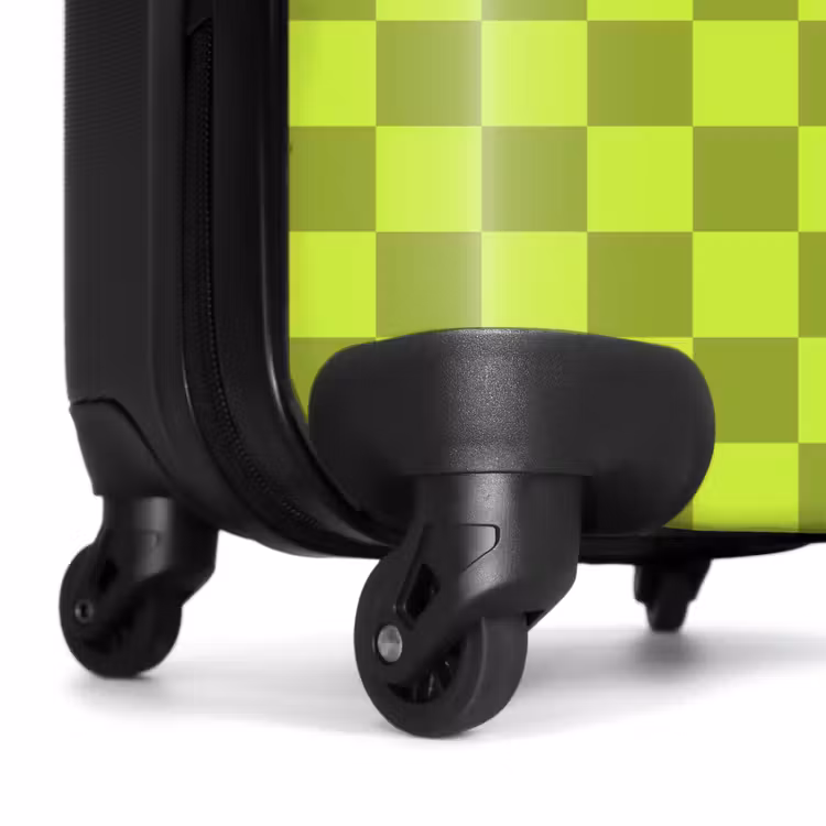Suitcase - Chessboard Pattern - Light Green - Dark Green — 6